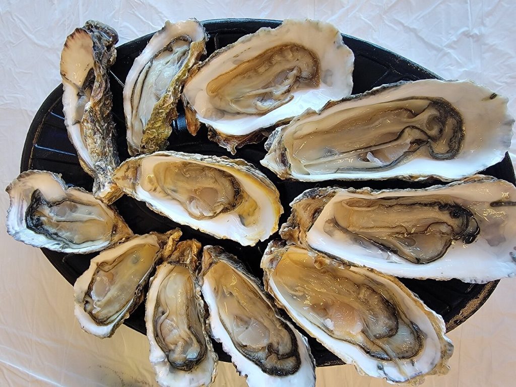 Fresh seafood stalls at Noryangjin Fish Market in Seoul